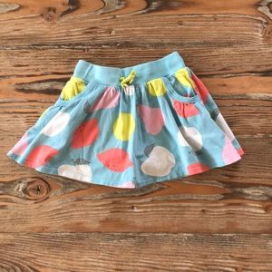 Mini Boden Girls Fruit Print Skort | Size 7-8